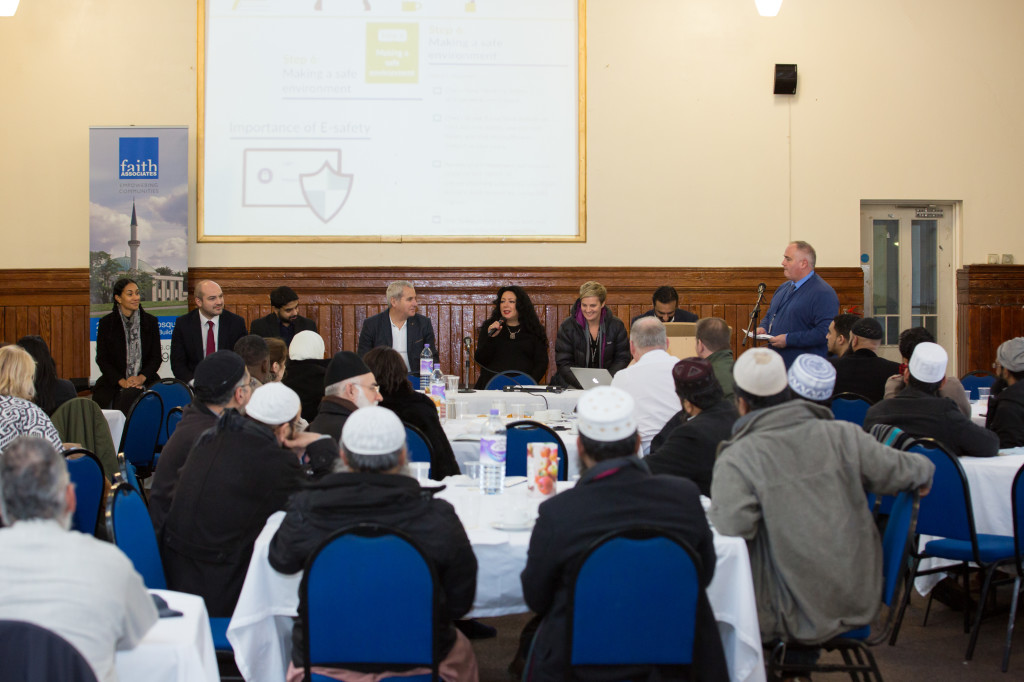 Representatives from Faith Associates, Birmingham Council & Birmingham Safeguarding Board spoke at the launch