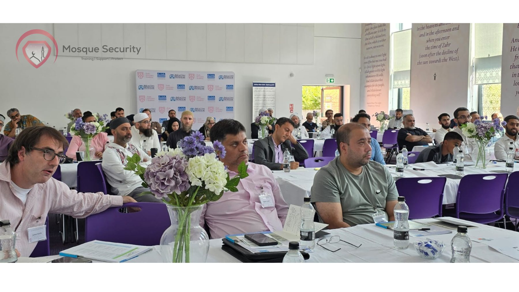 Mosque security discussion photo 07 from the Muslim leaders gathering in Birmingham