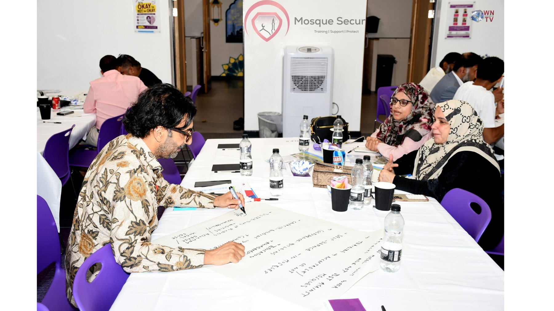 Mosque security discussion photo 14 from the Muslim leaders gathering in Birmingham