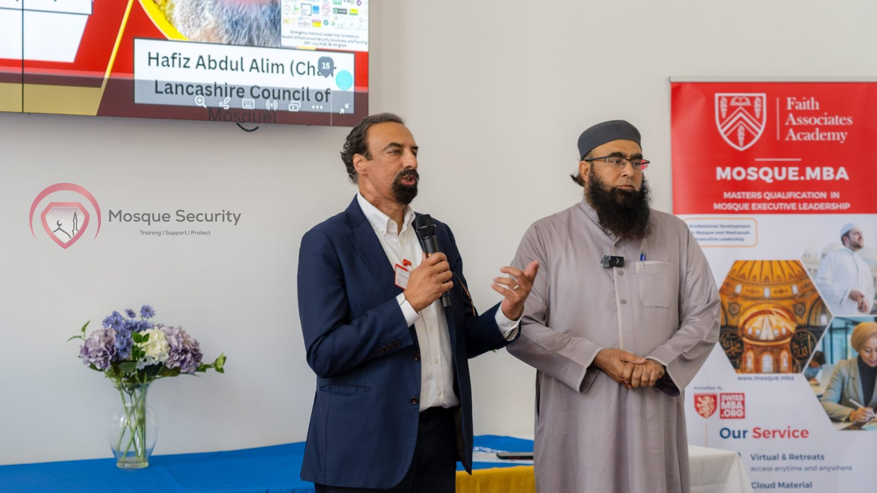 Mosque security discussion photo 15 from the Muslim leaders gathering in Birmingham